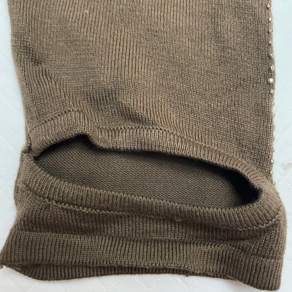 NWT Pretty Angel Taupe coloured leggings with bling on side of each leg in S/M. - Picture 4 of 8